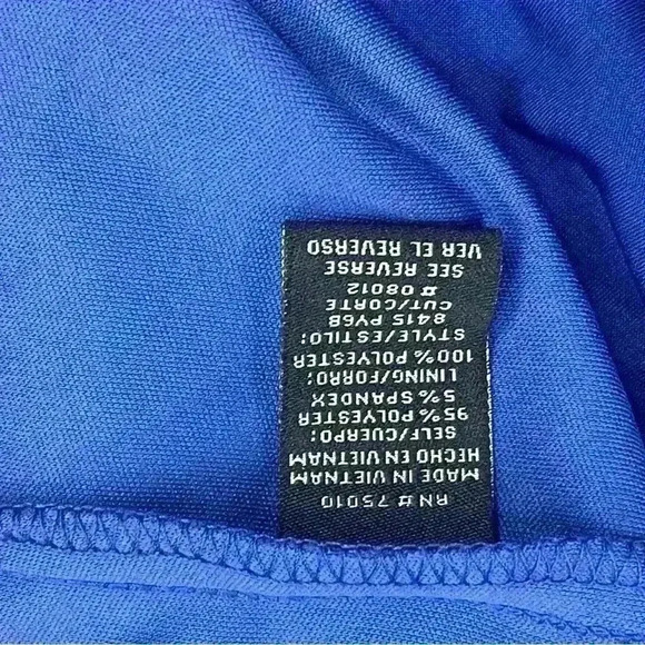 City Triangles Cocktail Dress For Women Royal Blue Sz M Long Sleeve - Picture 6 of 10